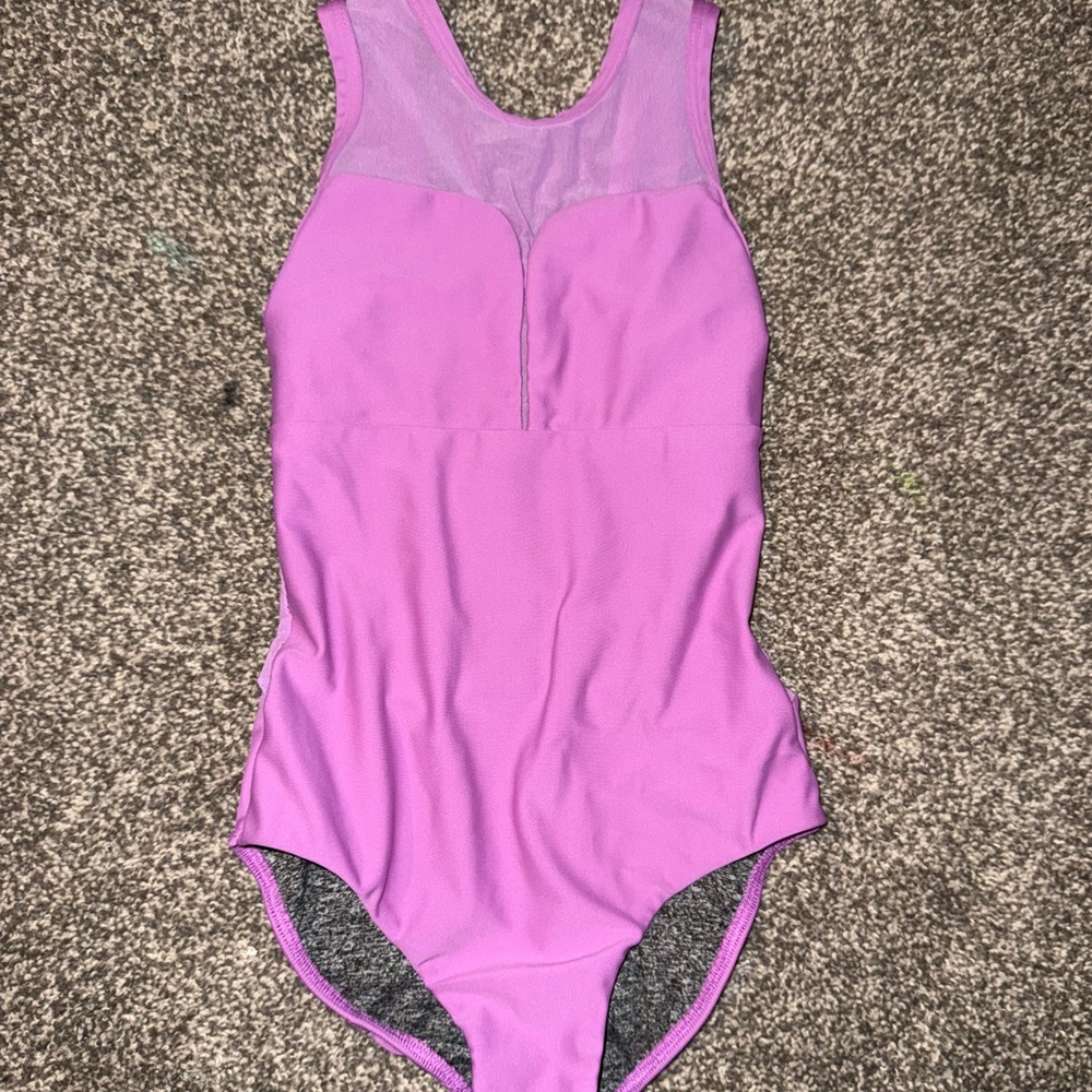Five Dancewear Bright Purple Mesh Leotard